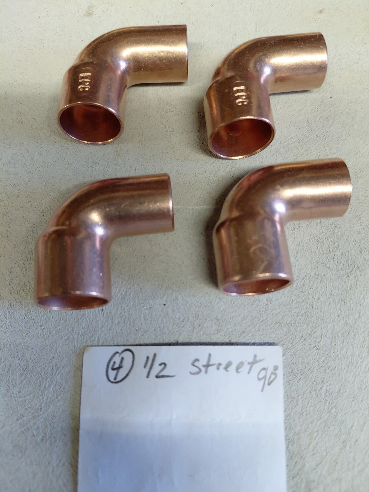 Copper Sweat Fittings Assorted sizes( One Lot As Listed NOS)