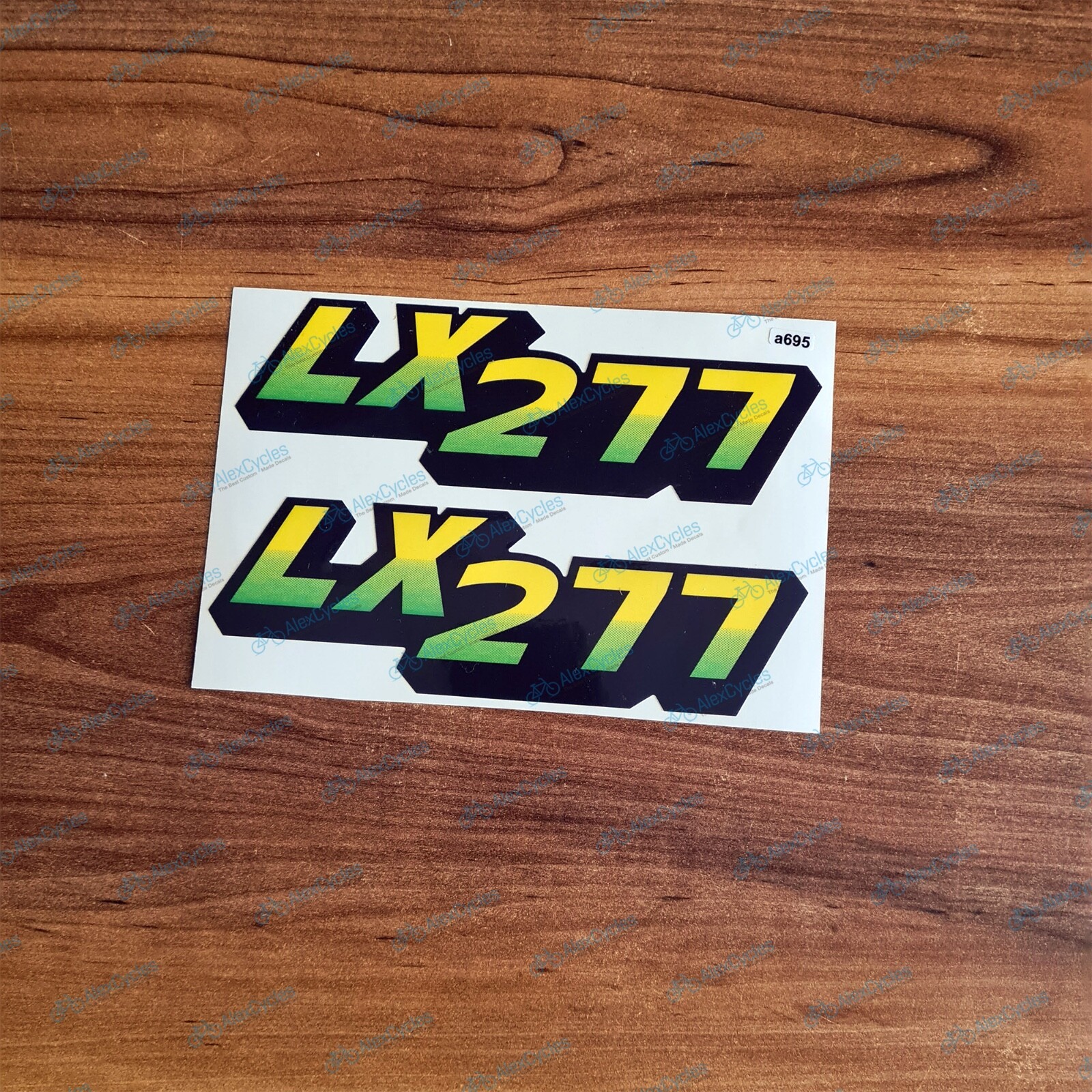 John Deere LX277 Stripes Lower Hood Laminated Decals Stickers Set M126051 Set