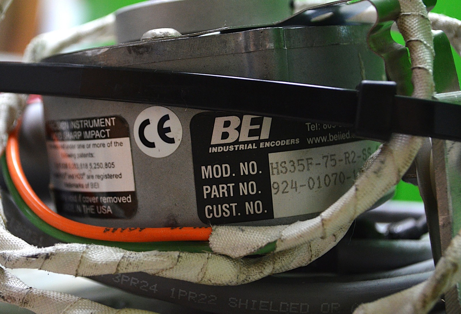 Kollmorgen 924-01070-1406 ServoDisc U9M4 DC Servo Motor Pancake Low-Inertia USA