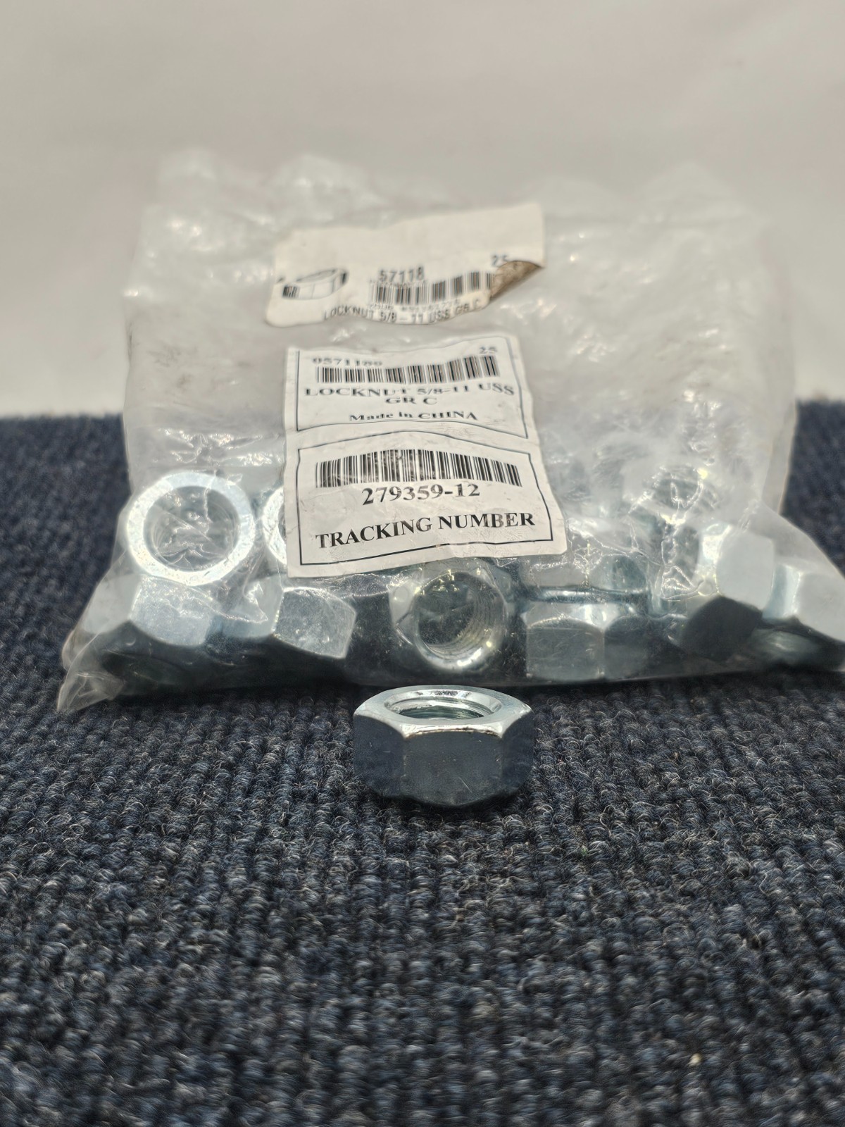 (QTY 25) Imperial 57118 Prevailing Torque Lock Nut C 5/8″-11 Chrome