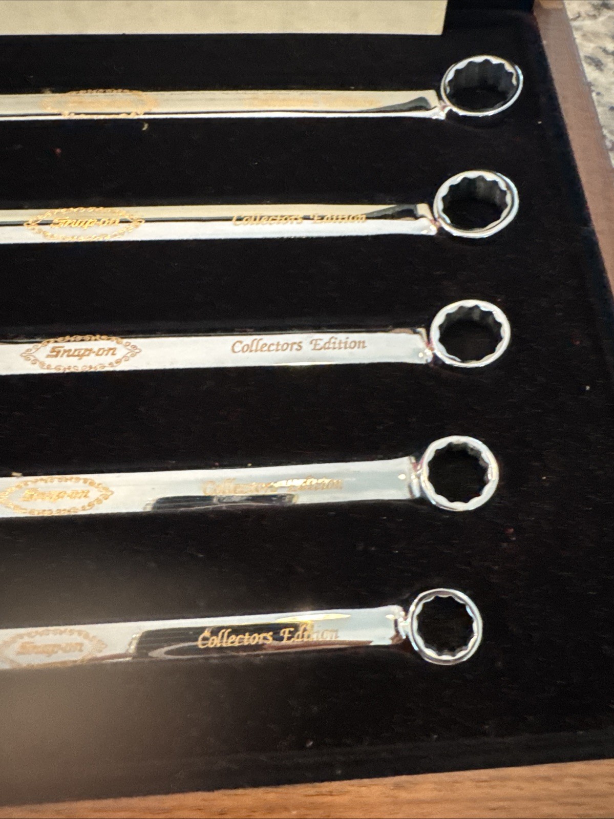 Snap On Tools Collectors Edition Standard Wrench Set 24k Gold Letters