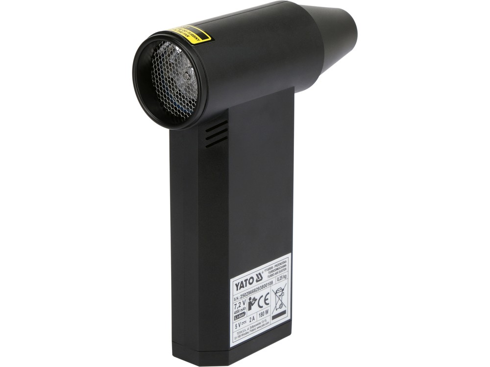 Yato Cordless Mini Turbo Air Blower 7.2V 4Ah YT-82938