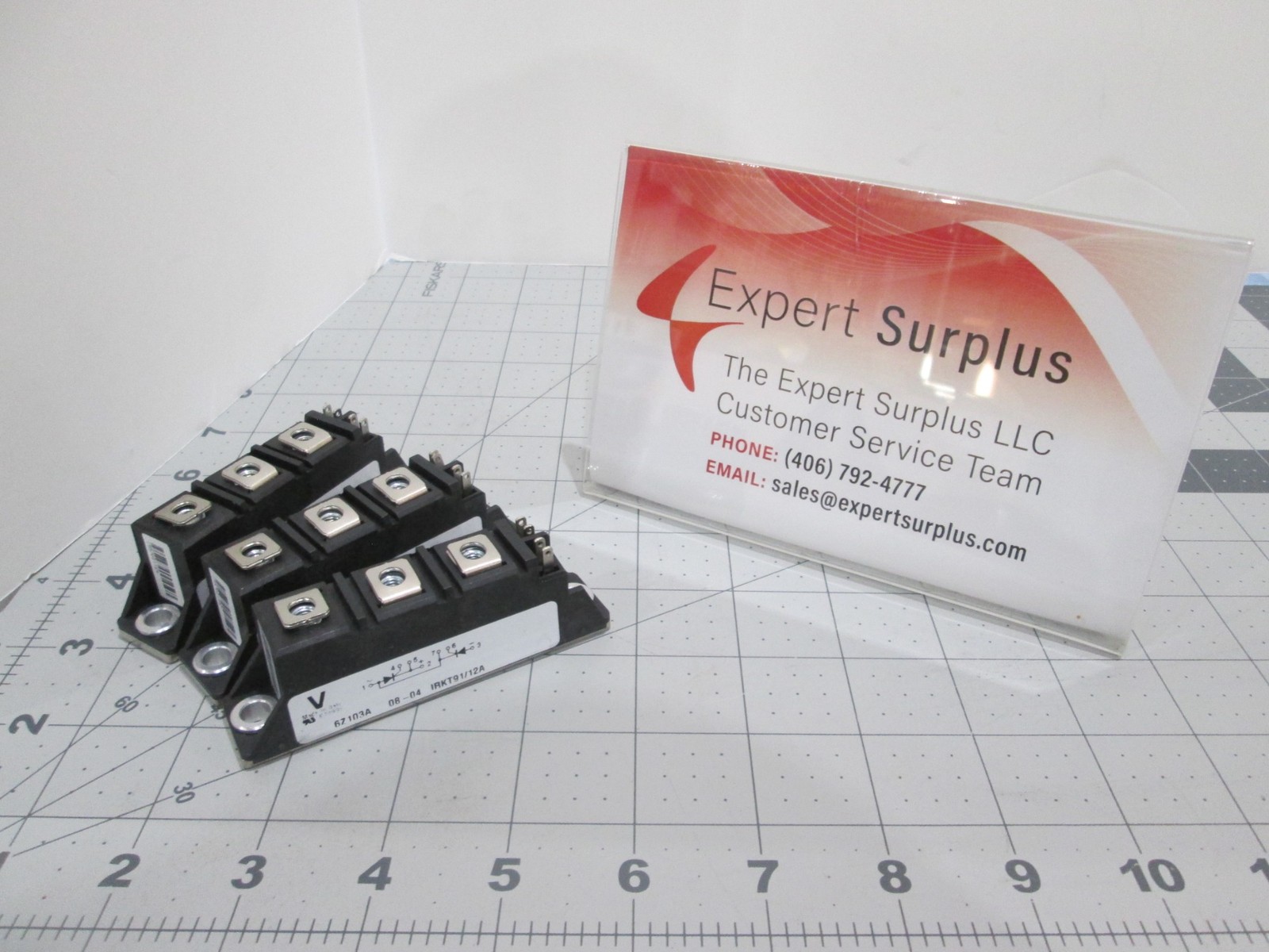 Vishay, IRKT91/12A, Power Module Supply, Used, Lot of 3