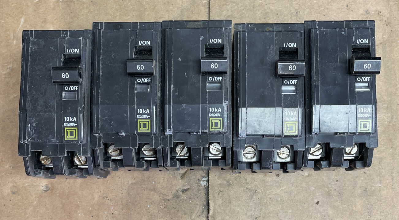 Square D QO260 60 A Miniature Circuit Breaker