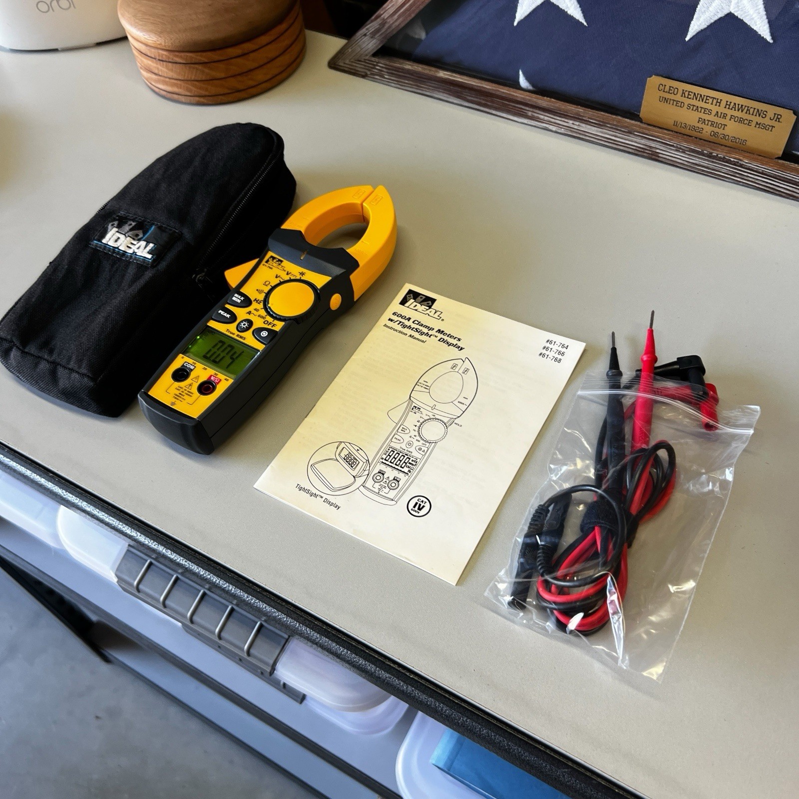 Ideal 61-766 660 Amp 750 VAC 1000 VDC TightSight™ TrueRMS Continuity Clamp Meter