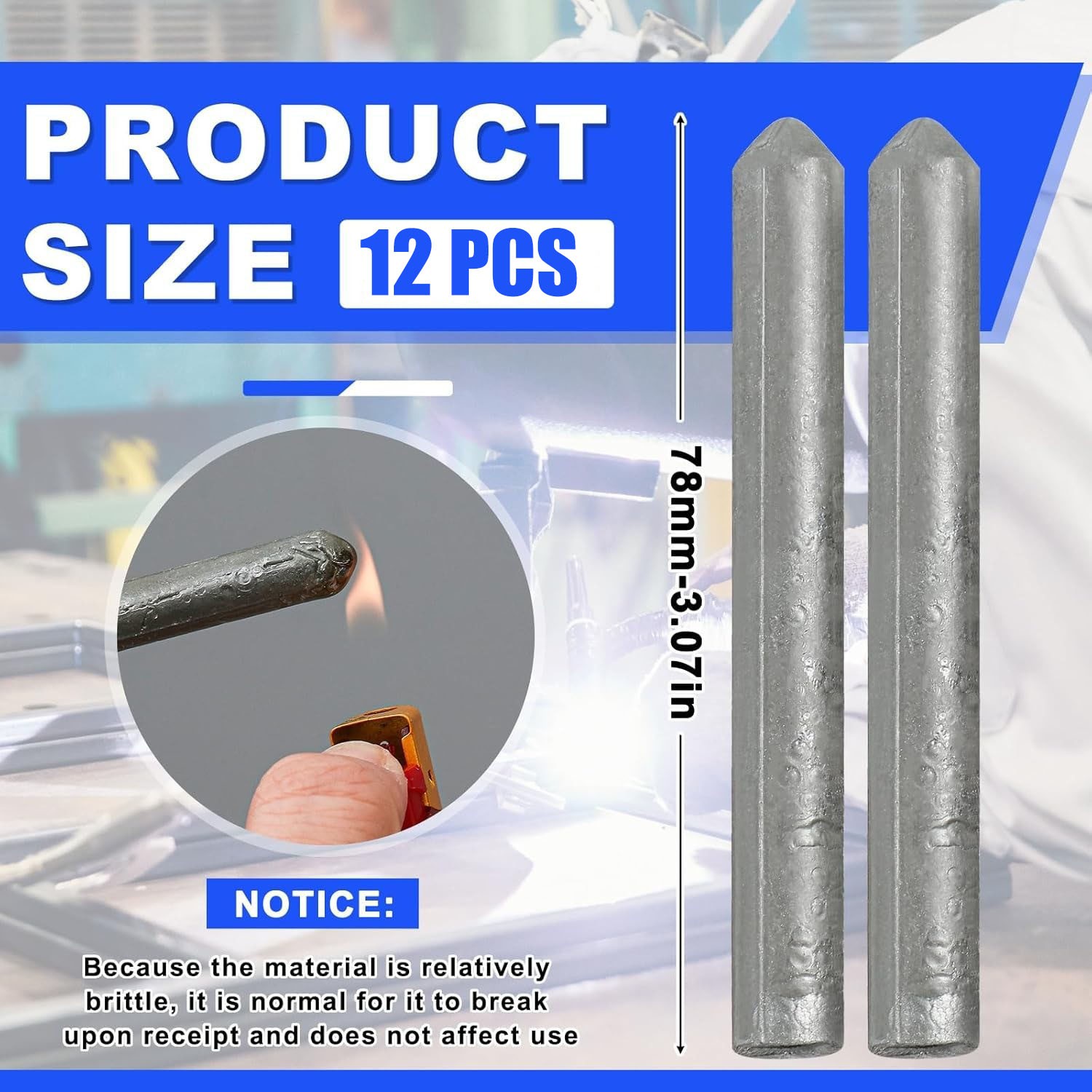 12-24 Pc Low Temperature Universal Welding Rod Sticks Metal Easy Melt ~FAST SHIP
