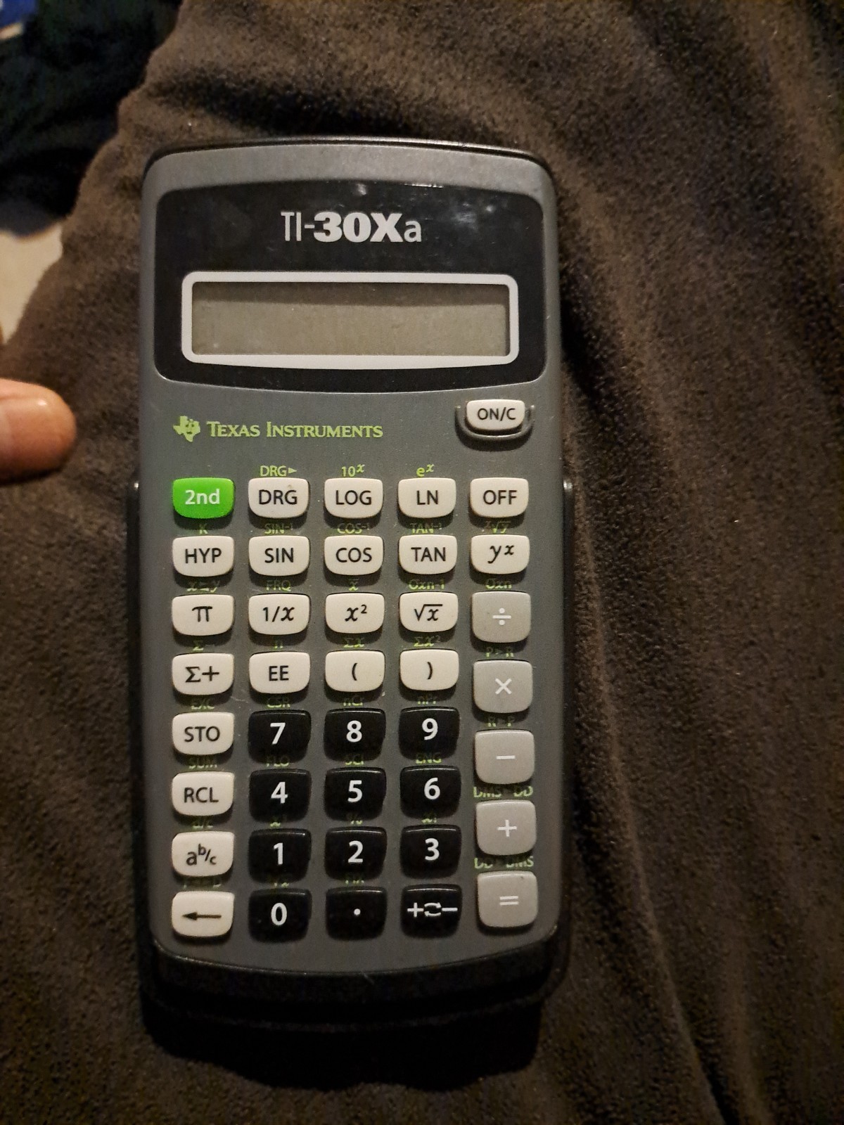 Texas Instruments TI-30Xa Scientific Calculator Used With Battery