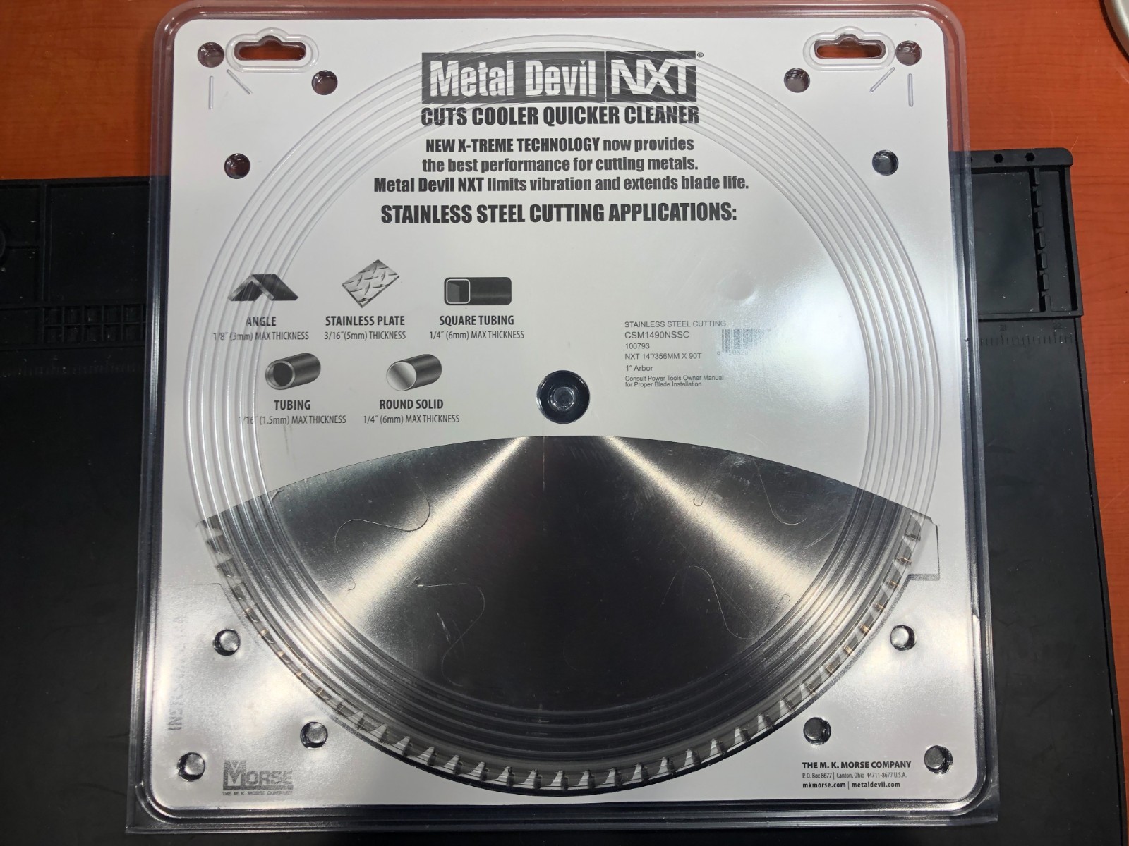 MK Morse 100793 Metal Devil NXT Circular Saw Blade 14-inch 90 Teeth NEW
