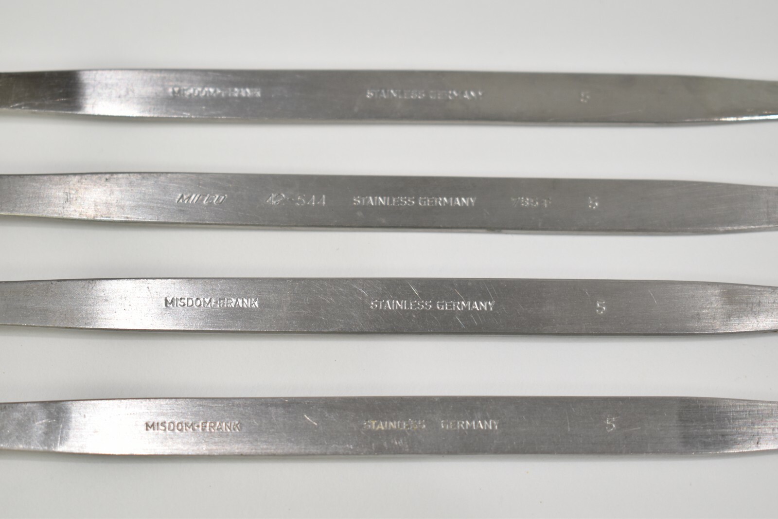 Dental Laboratory Instruments 4 PC Set Double End #5 WAX SPATULAS