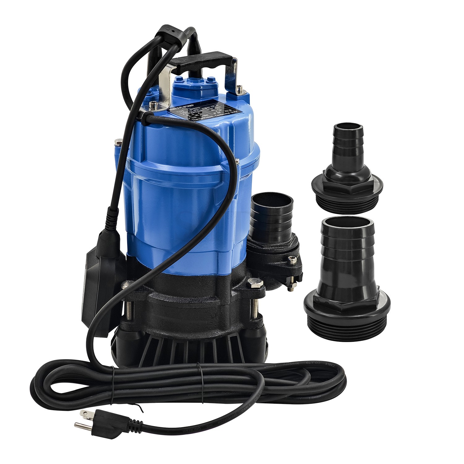 For Tsurumi HS2.4S62 Cast Iron Submersible Trash Water Pump 3000 GPH 1/2 HP 2in