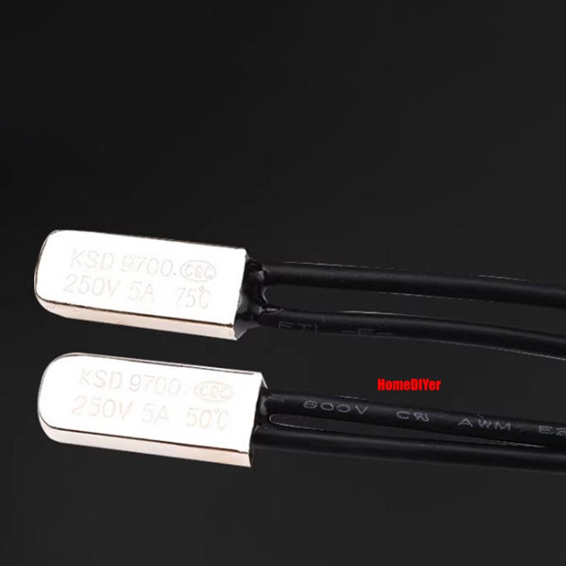KSD9700 Metal Temperature Switch Thermostat Thermal Protectors NO/NC 40℃~150 ℃