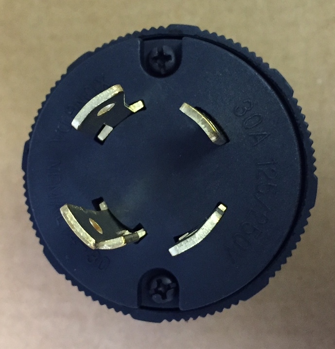 Heavy Duty L14-30P 4 Prong Generator Twist Lock Locking Plug Device 30A 125/250V