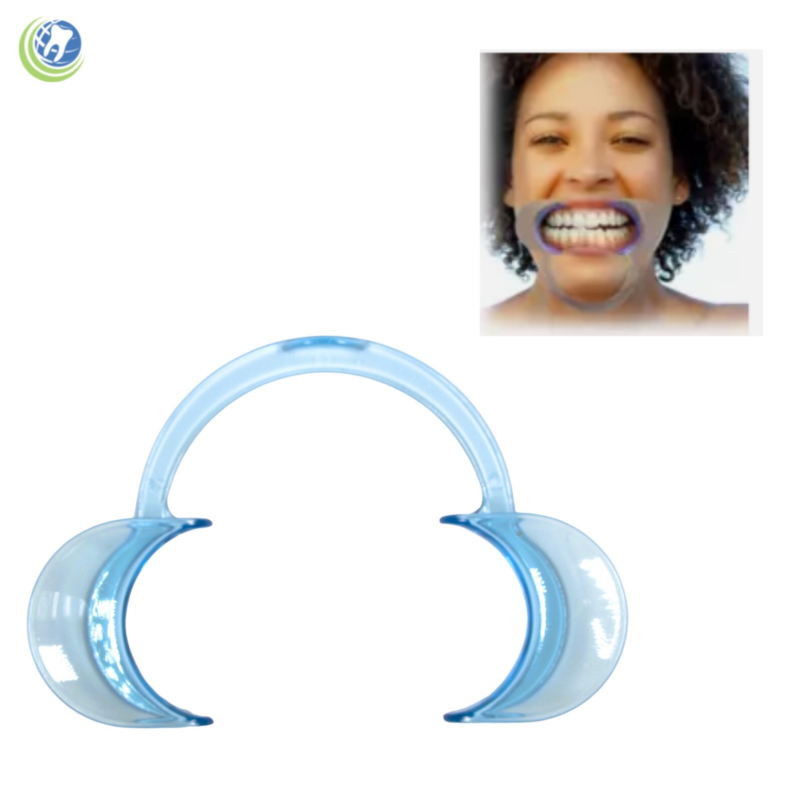 DENTAL MOUTH WIDER CHEEK LIP RETRACTOR TEETH WHITENING ADULT SIZE 2PC/BOX