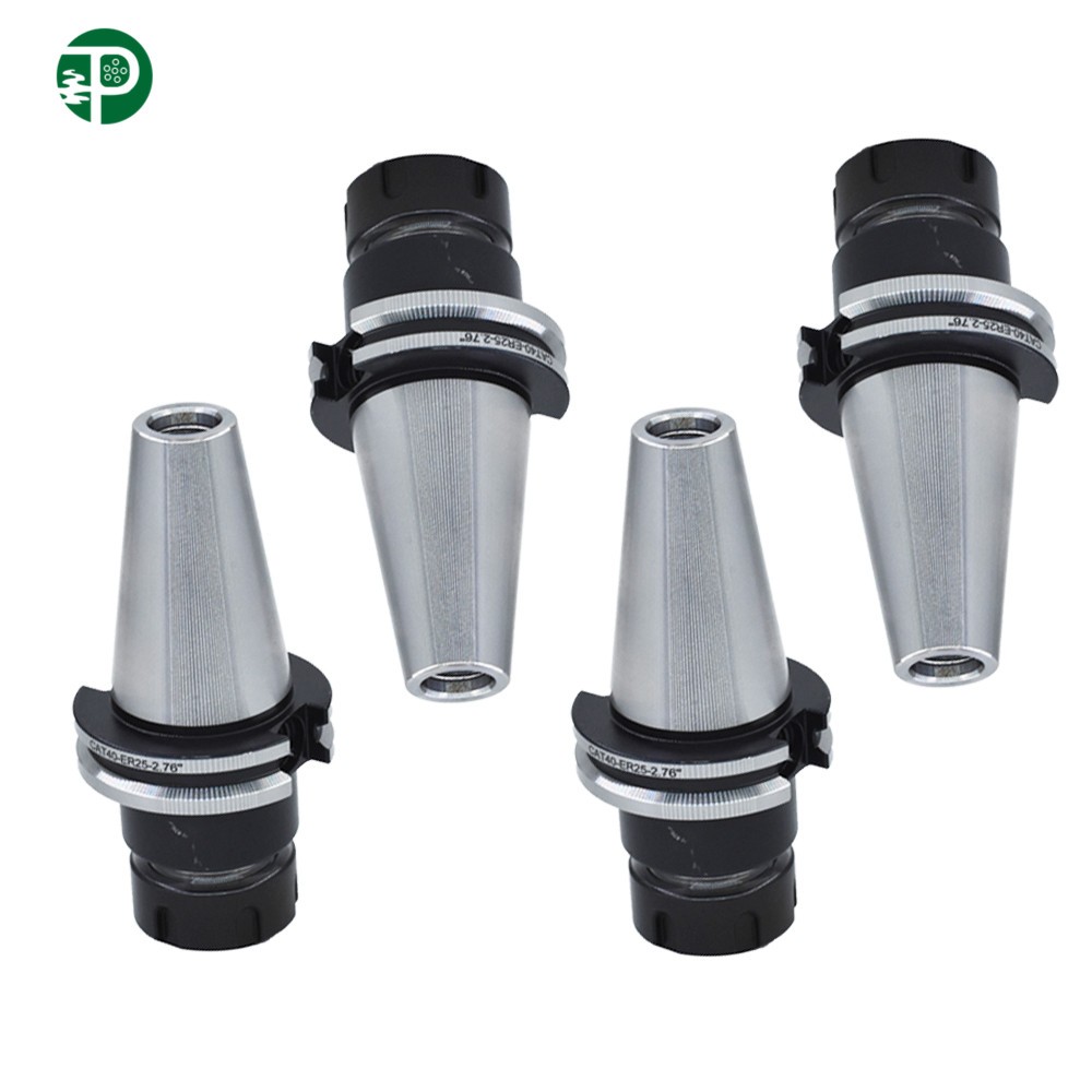 4Chucks CAT40 ER25 Collet Chuck W. 2.76″ Gage Length Chucks Tool Holder Set