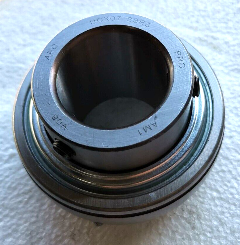 Premium UCX07-23R3 Insert Bearing 1-7/16″ Bore w/TRIPLE-LIP Seals Medium Duty