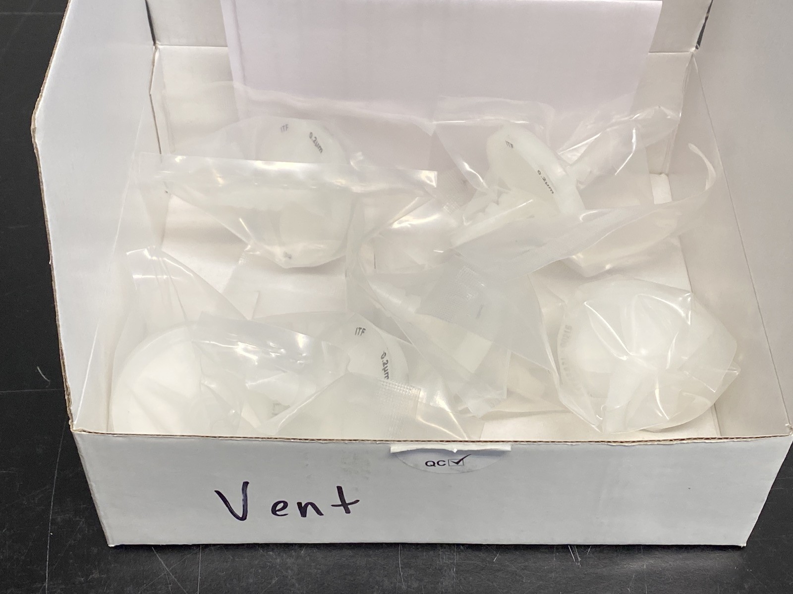 (6) Advanced Microdevices MDI AseptiVent TF Inline Vent Filters ITFX1001BBXX102