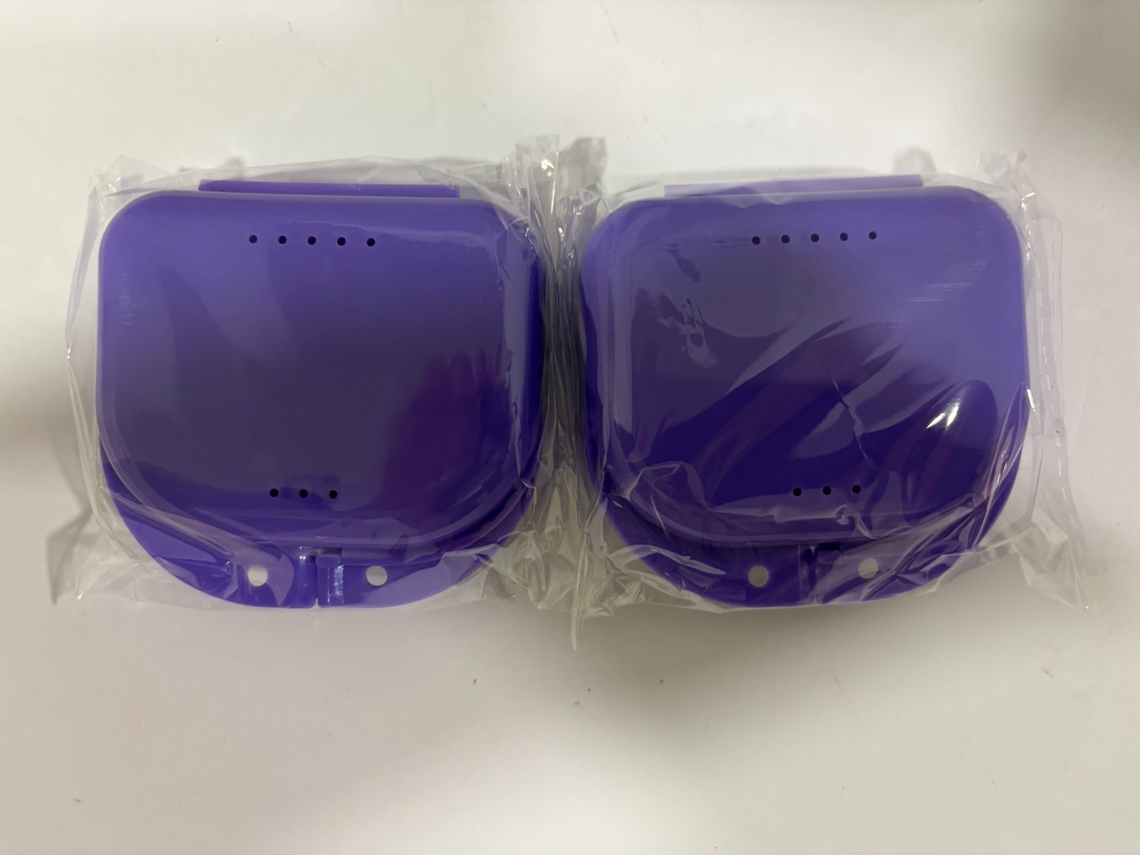 Denture Retainer Cases Dental False Teeth Mouth Guard Holder Travel Container
