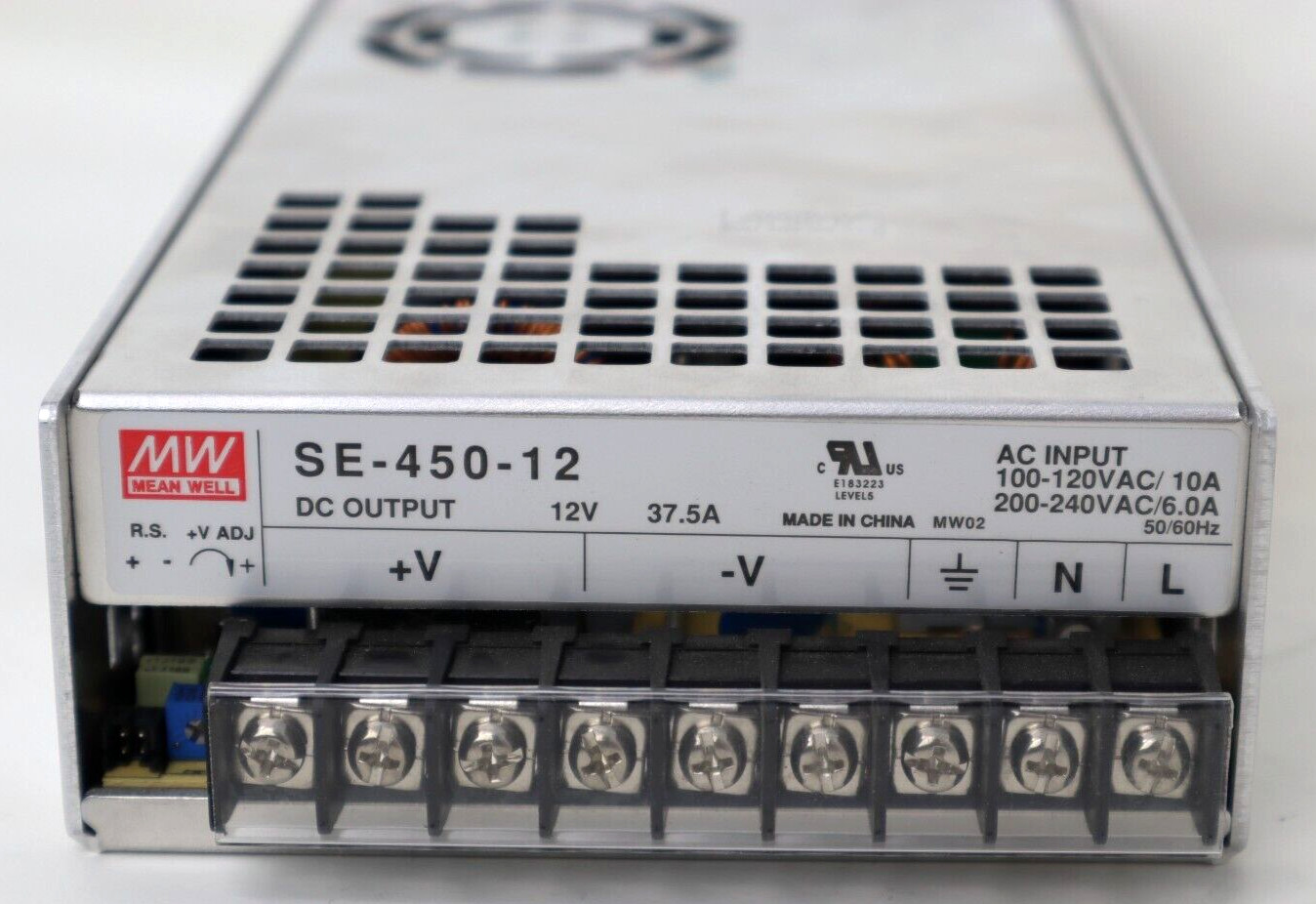 *LOT OF 12* Mean Well SE-450-12 450W 12V DC Power Supply Unit PSU – New in Box