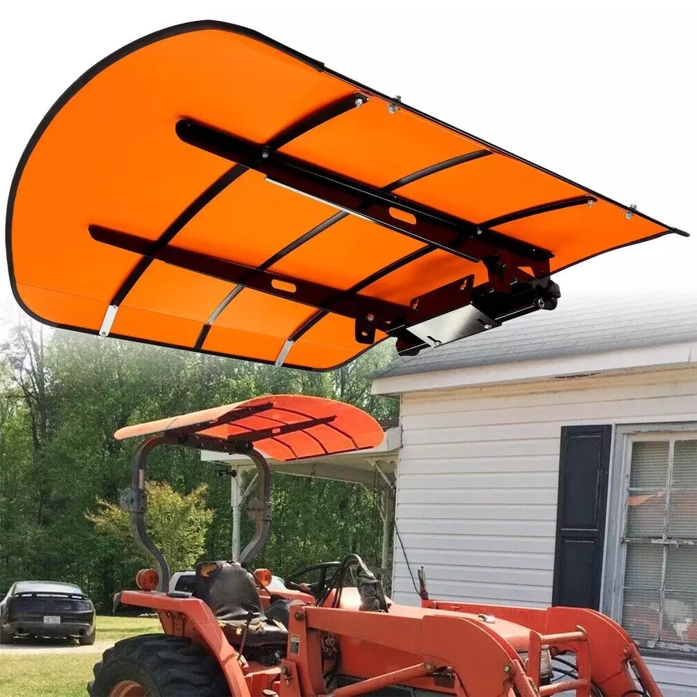 Sun Shield Tuff Top Tractor Canopy For ROPS 48-3/8″ X 48-3/8″ – Orange