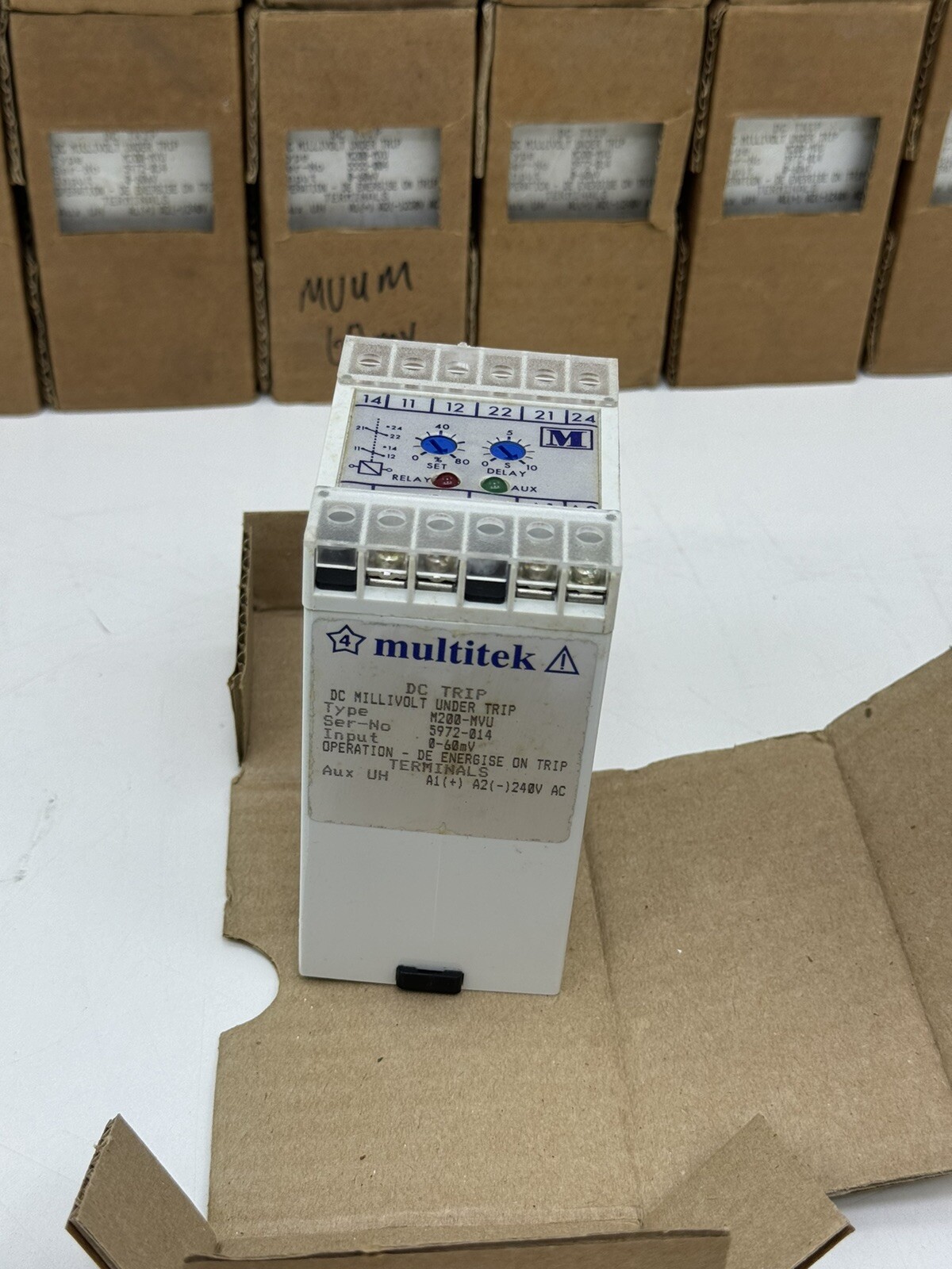 MULTITEK M200-MVU DC MILLIVOLT UNDER TRIP 0-60mV
