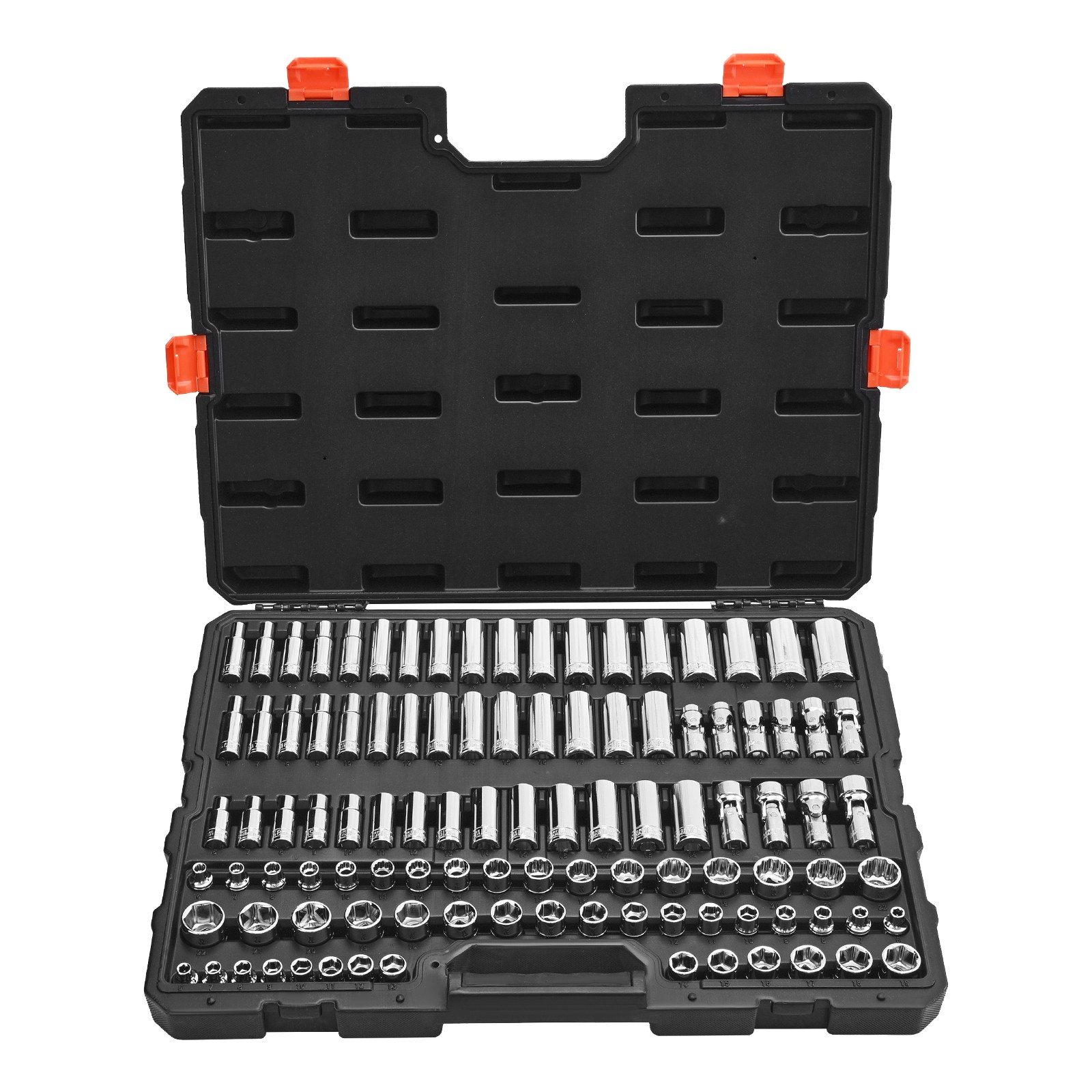Uimoso 104-Piece Socket Tool Set for 3/8-Inch Drive Automotive Repairs