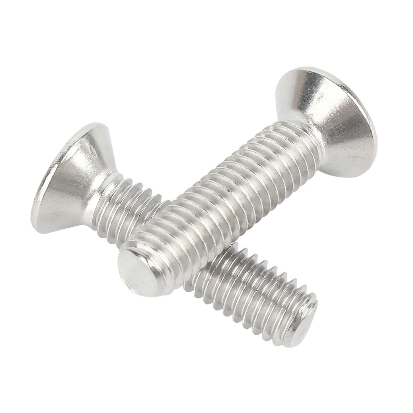 M1.6-M10 Phillips Oval Head Machine Screws Stainless Steel Countersunk All Sizes