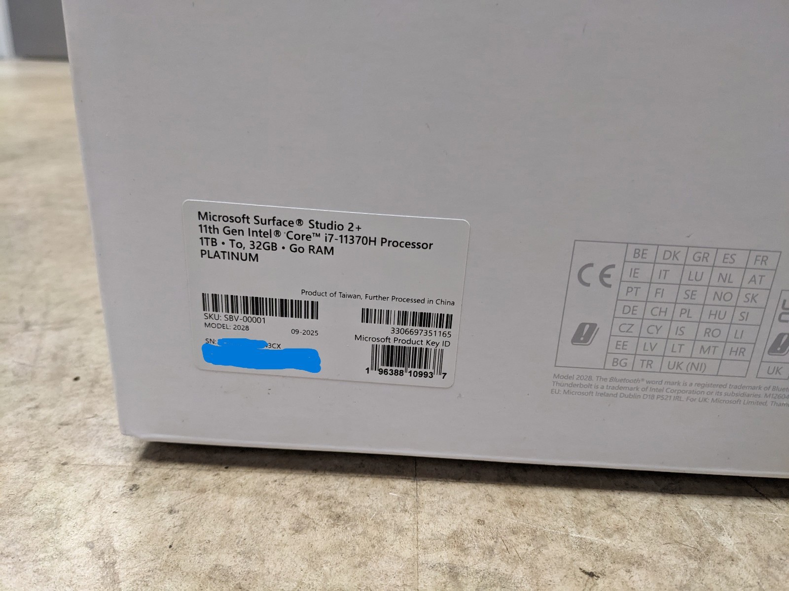 Microsoft Surface Studio 2+ AiO PC i7-11370H 32GB 1TB RTX 3060 – NO WARRANTY