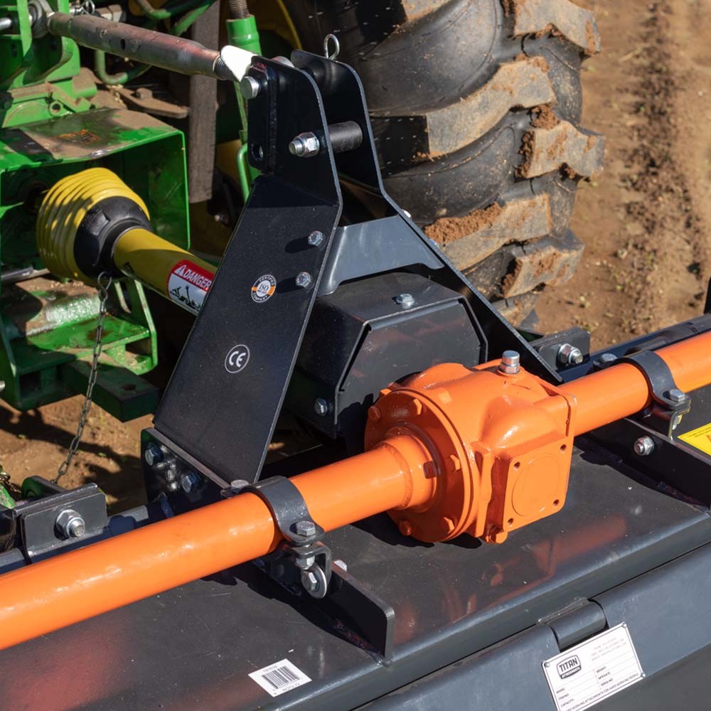 Titan Attachments 3 Point 72″ Rotary Tiller Attachment Fits Cat 1 Tractors