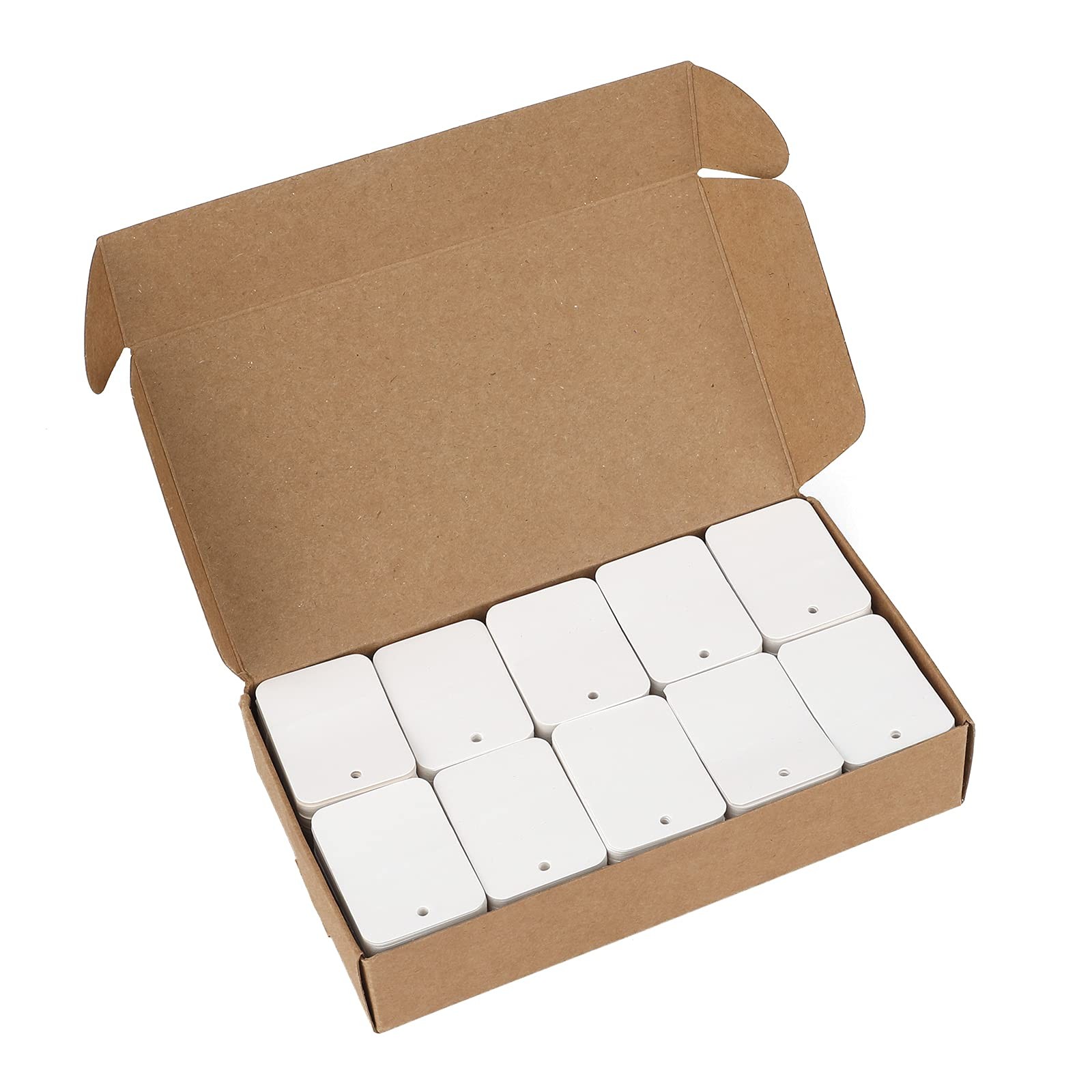 G2PLUS 1000 PCS Price Tags, 1.9 X 1.3 in 1.9″ X 1.3″, White Square Blank