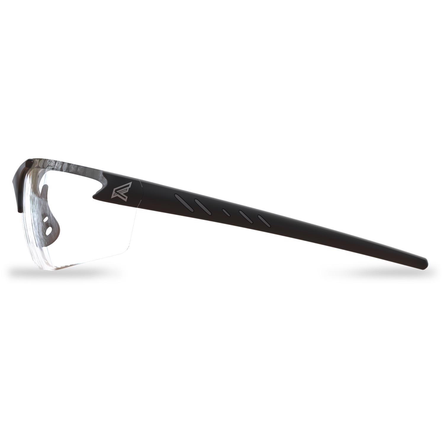 Edge Eyewear DZ111-2.0-G2 Zorge G2 Safety Glasses Black Frame with Clear Lens