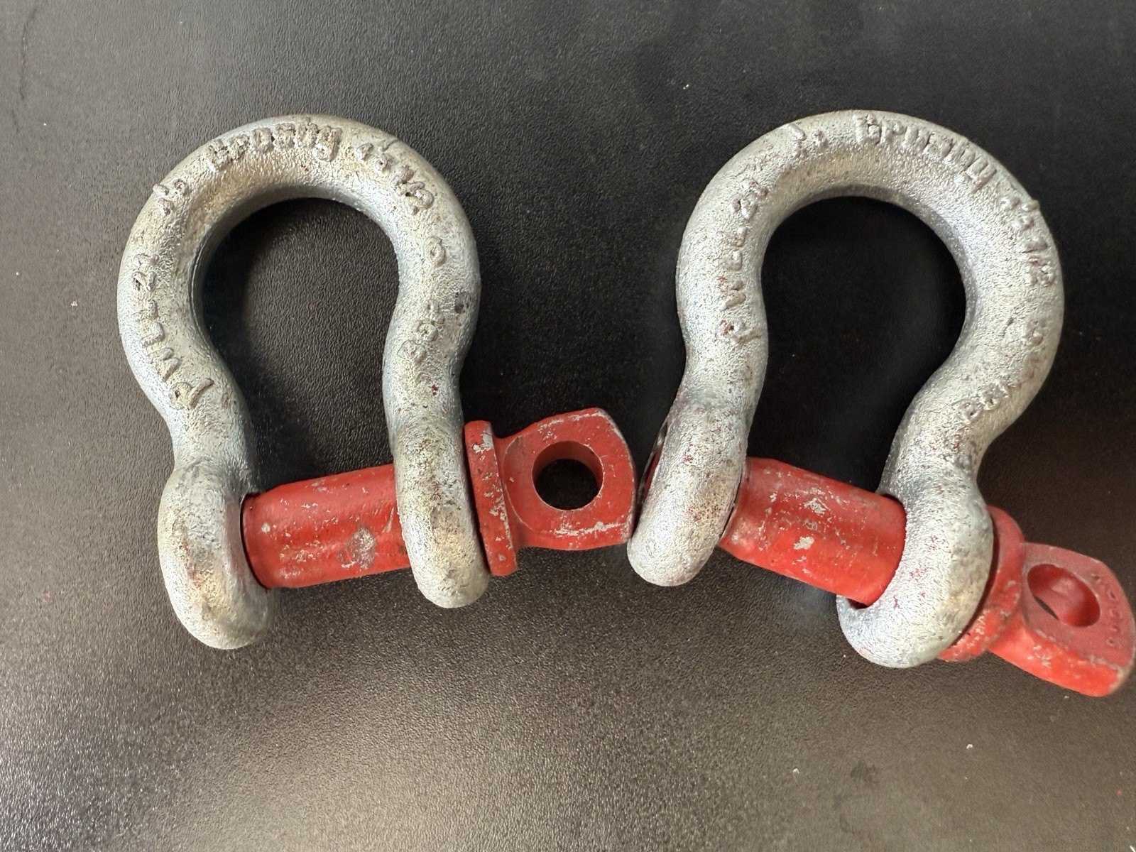 2x 1/2″ Crosby Screw Pin Anchor Shackle 2 Ton WLL
