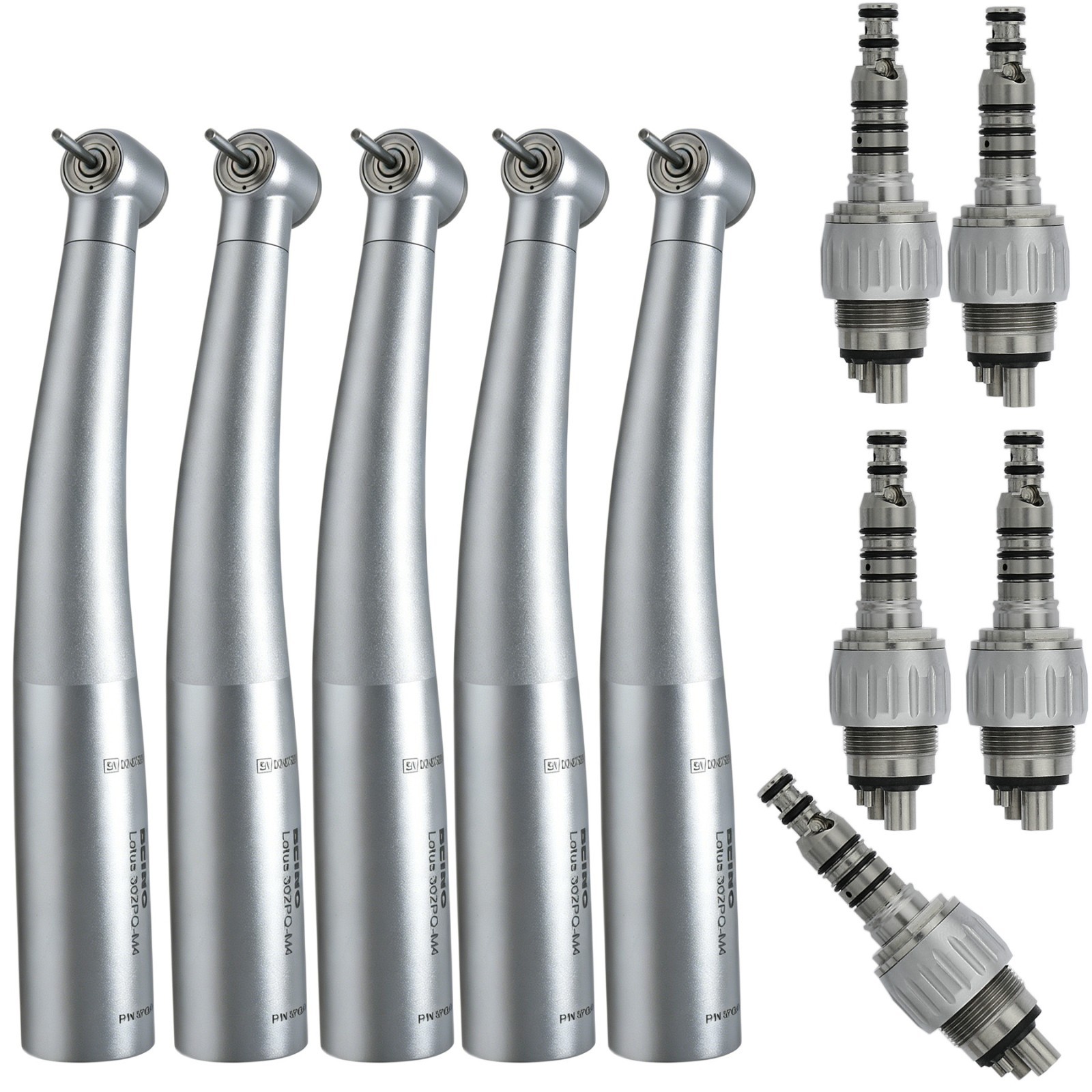 5Pcs BEING Dental High Speed Turbine Fiber Optic Handpiece for KaVo Coupler 4/6H