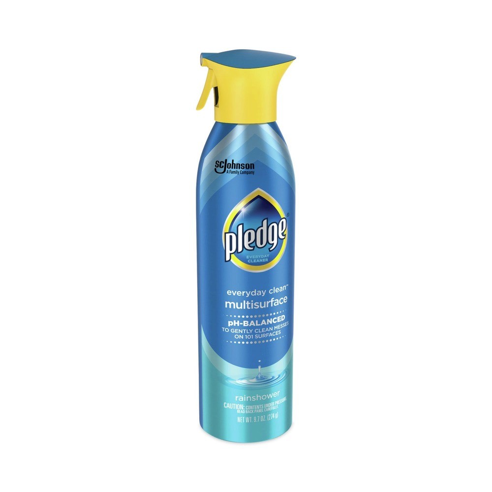 Pledge 339851 9.7 oz. Multi-Surface Everyday Aerosol – Rainshower (6/CT) New