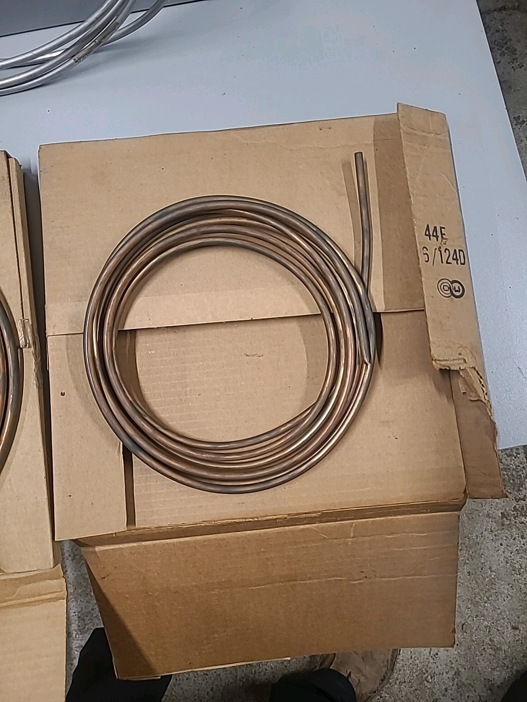 Lot Of 5 Vintage Rolls Of Tubing – Copper & Steel 1/2, 3/8, 5/16, 1/4