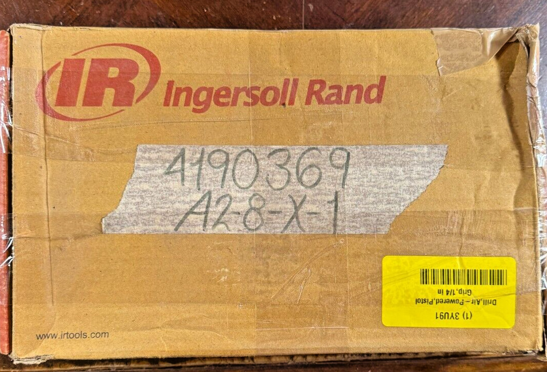 Ingersoll Rand IR Air-Powered Pistol Grip Drill 1/4″ Check Size Industrial Duty
