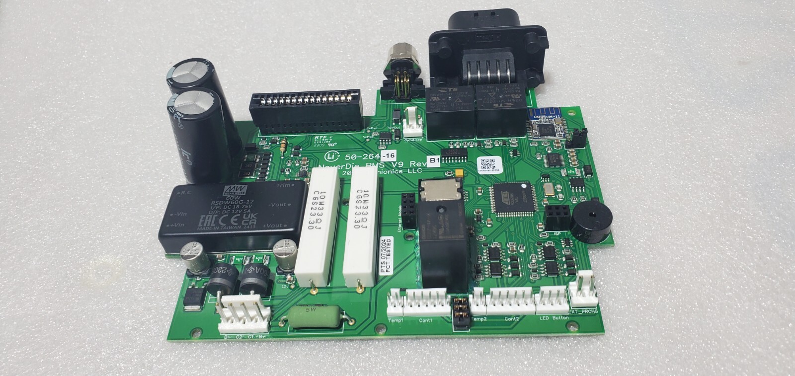 Lithionics Never Die BMS V9 ver. B1 controller board PTS 07/2024