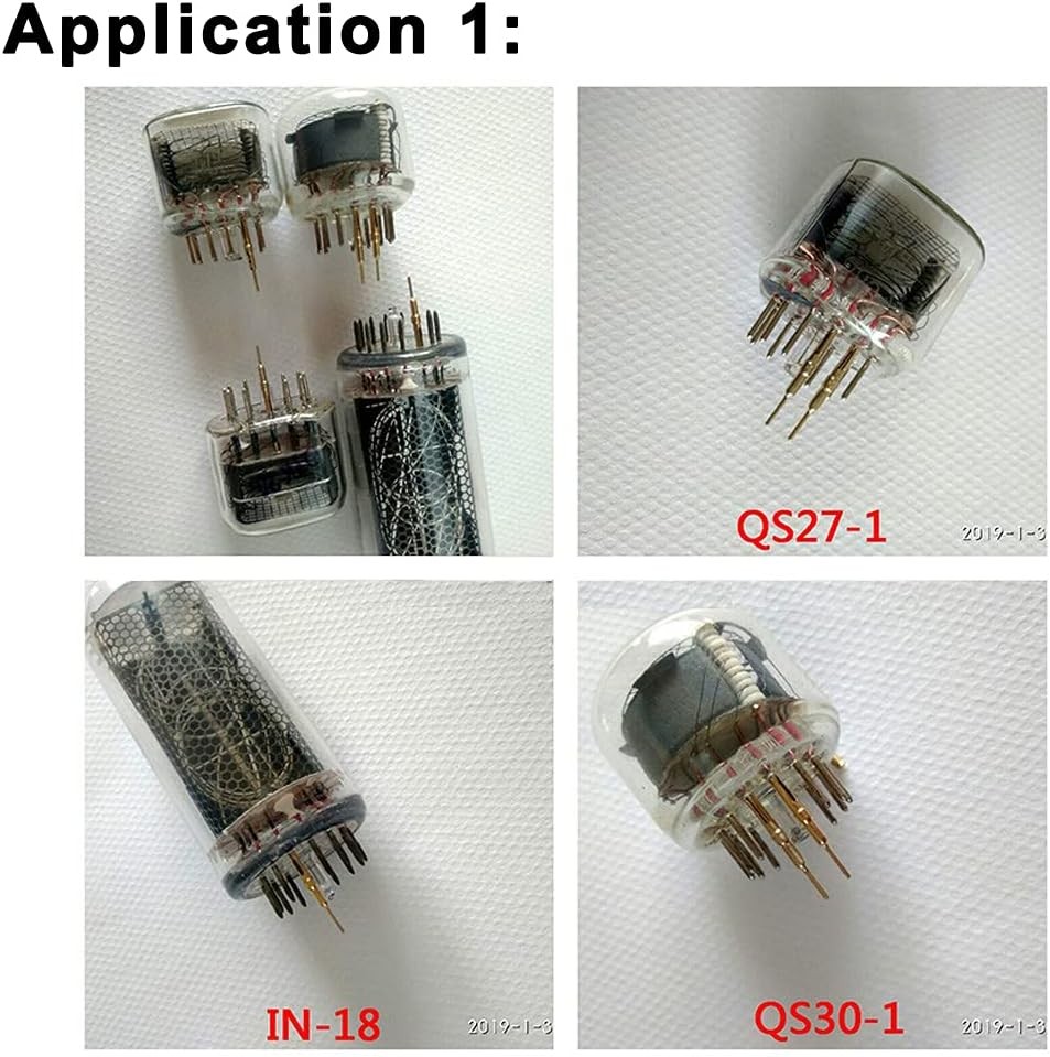 100 Pieces 1.0mm 0.039inch Diameter Tube Socket Pins Nixie VFD Size: for IN-18