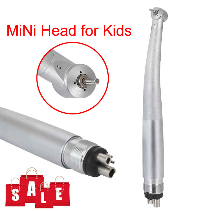 NSK STYLE Mini Small Head Dental High Speed Handpiece Push Pediatric Kid 4HOLE