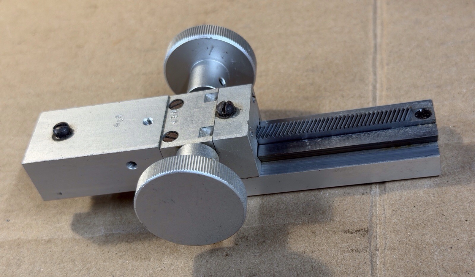 Precision Slide Mechanism -57mm Travel, Small Single Axis Movement
