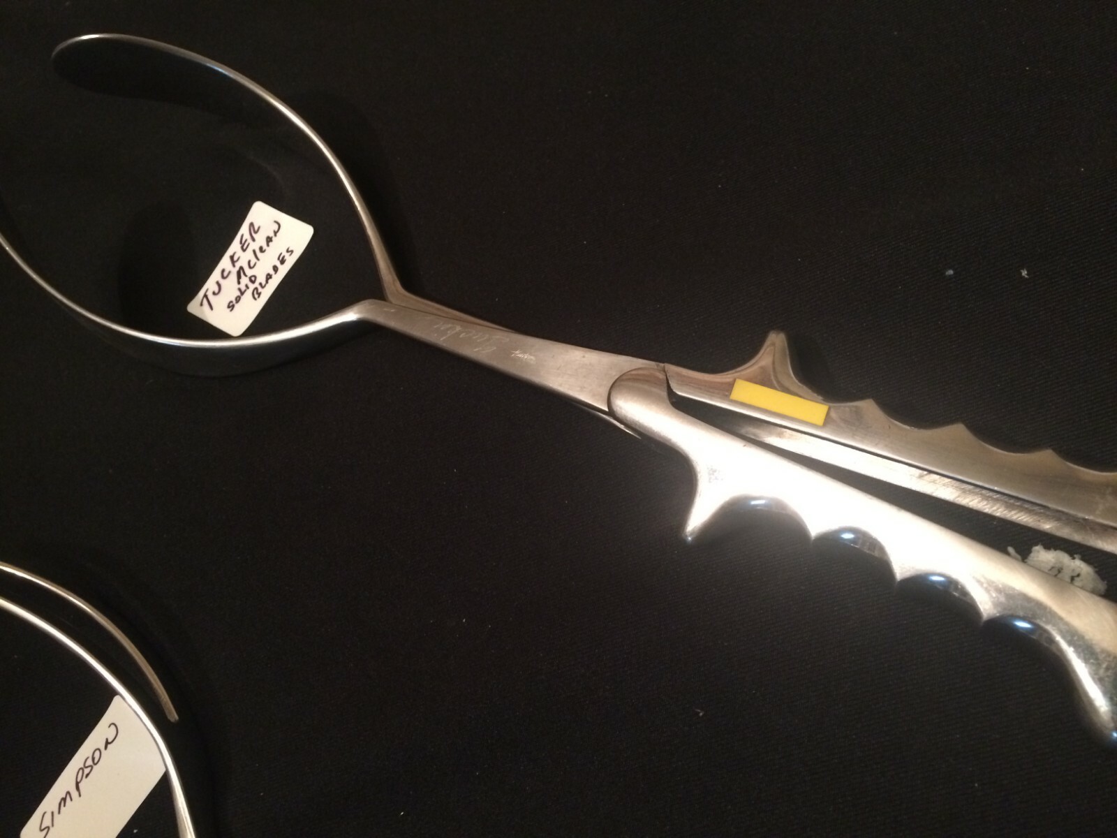 Obstetrical Forceps TUCKER-McClean solid blades 9″, Used. Excellent condition
