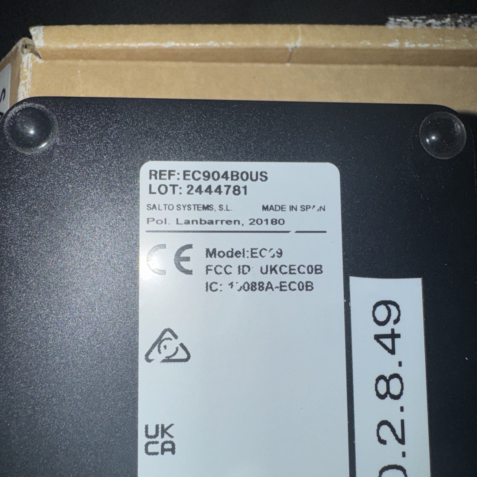 New Salto EC904B0US NCoder Proximity Card Encoder for Access Control, Black