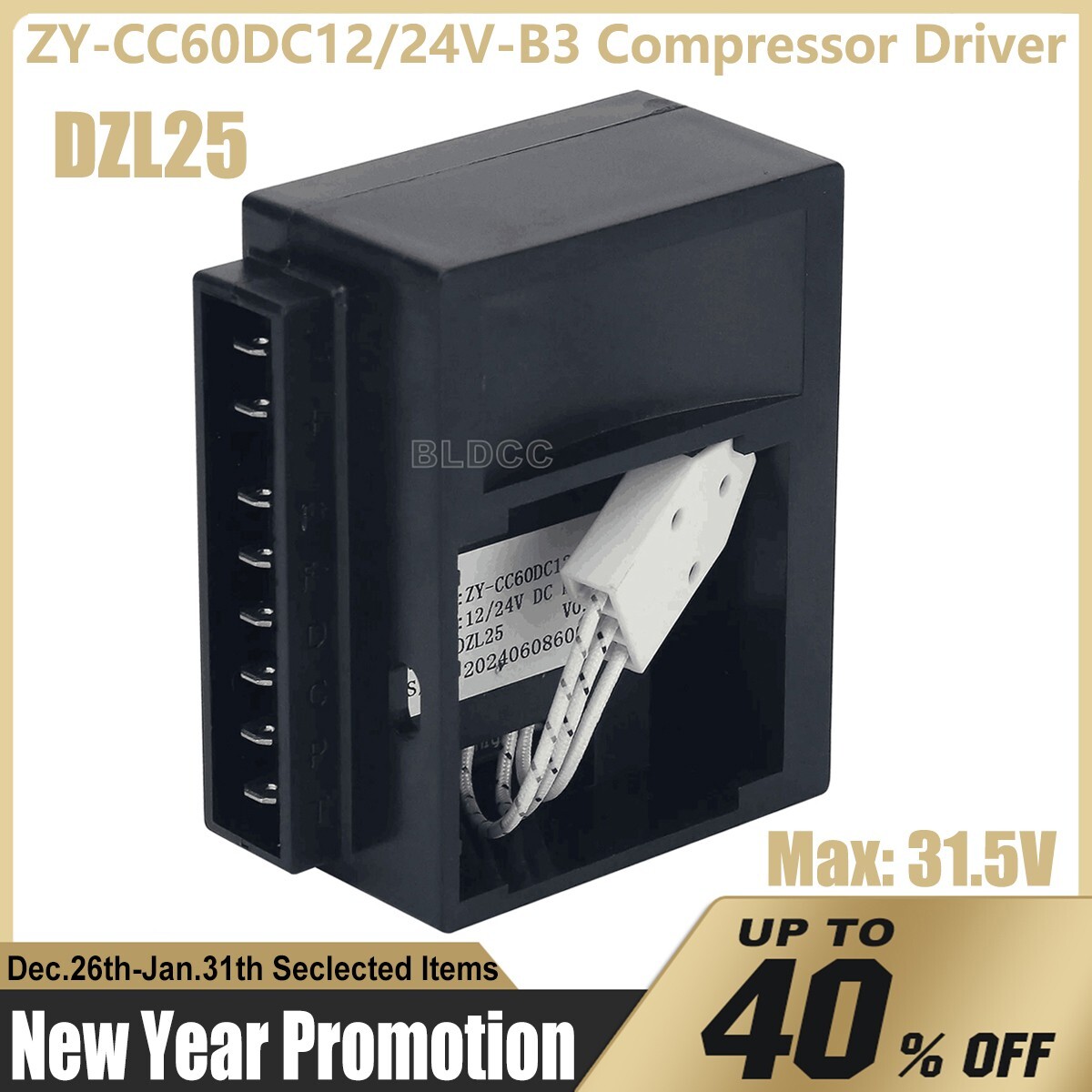 ZY-CC60DC12/24V-B5/3/4 DZL25 Vehicle Refrigerator Inverter Compressor Driver FY
