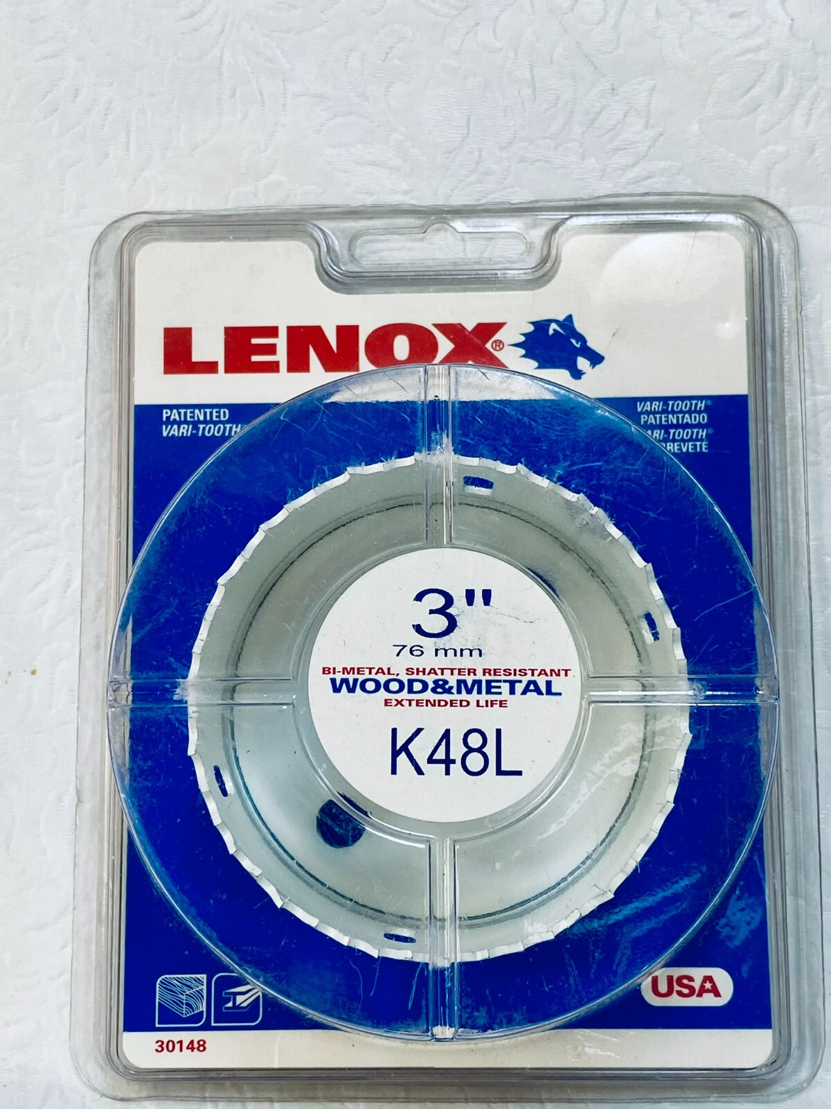 LENOX 3″ (76mm) Hole Saw – K48L – Bi Metal – New in package