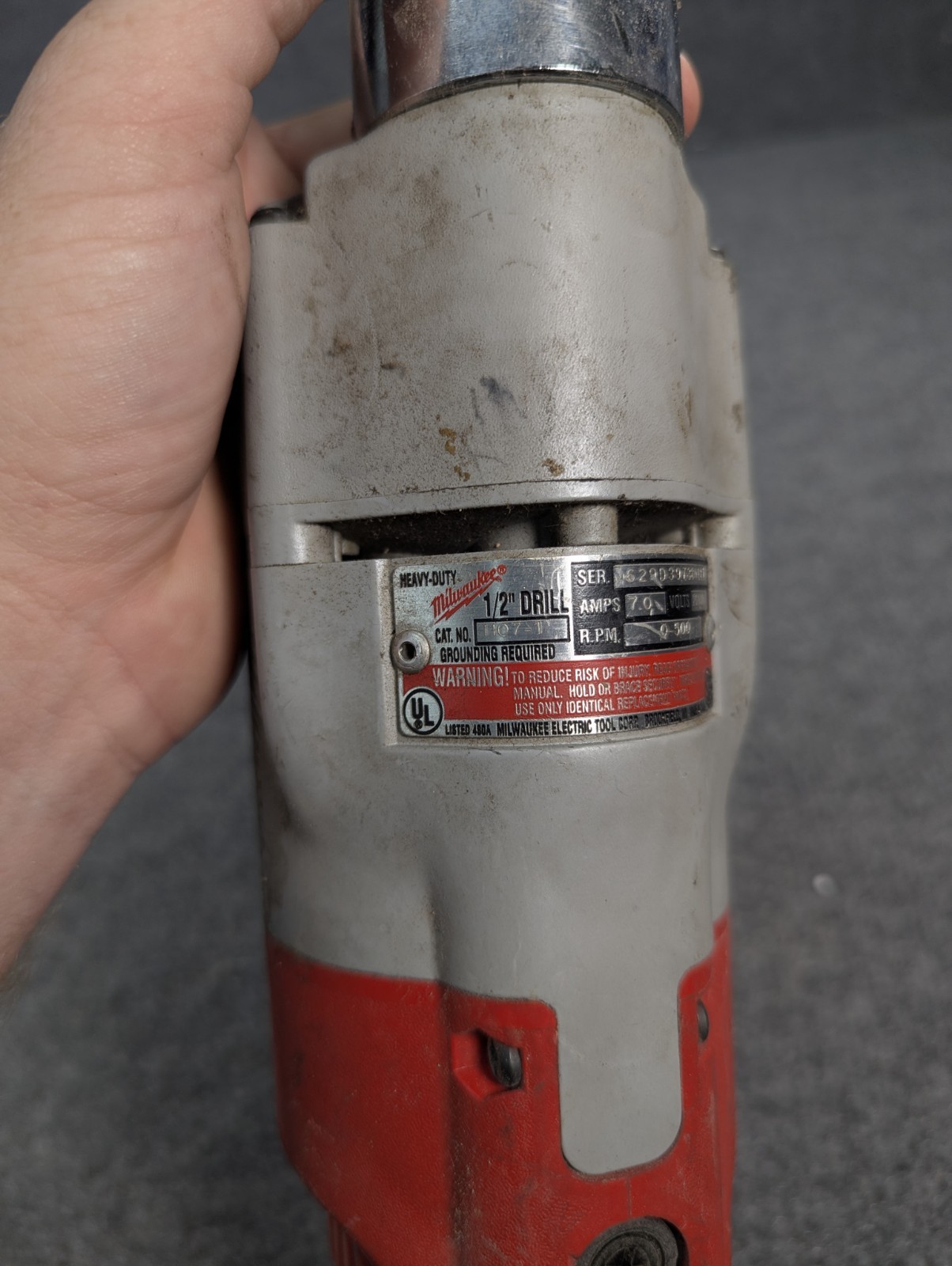 Milwaukee 1107-1 Right Angle Drill