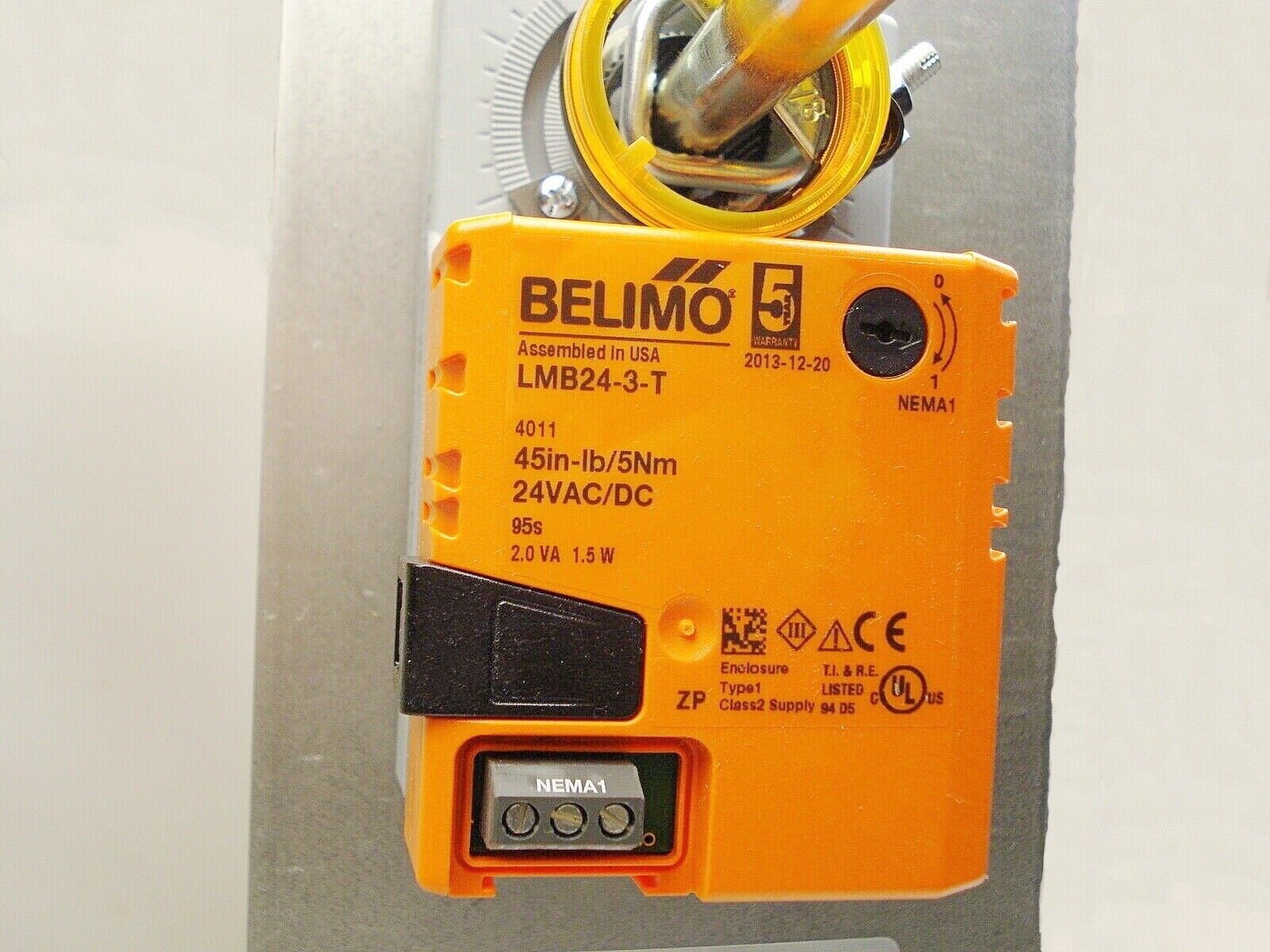 Belimo 3 wire LMB24 Motorized Medium Rectangular HVAC damper dampner 20 sizes