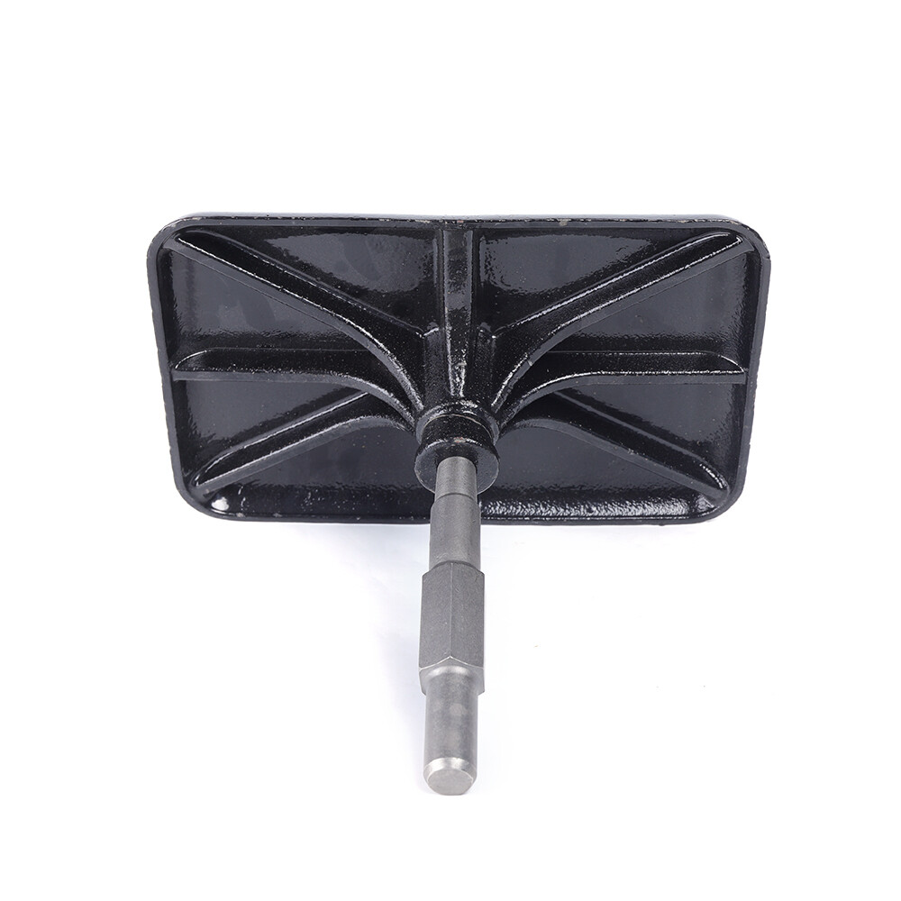 New Compactor Rammer Plate Jack Hammer Tamper Plate Manganese Steel Builder Tool