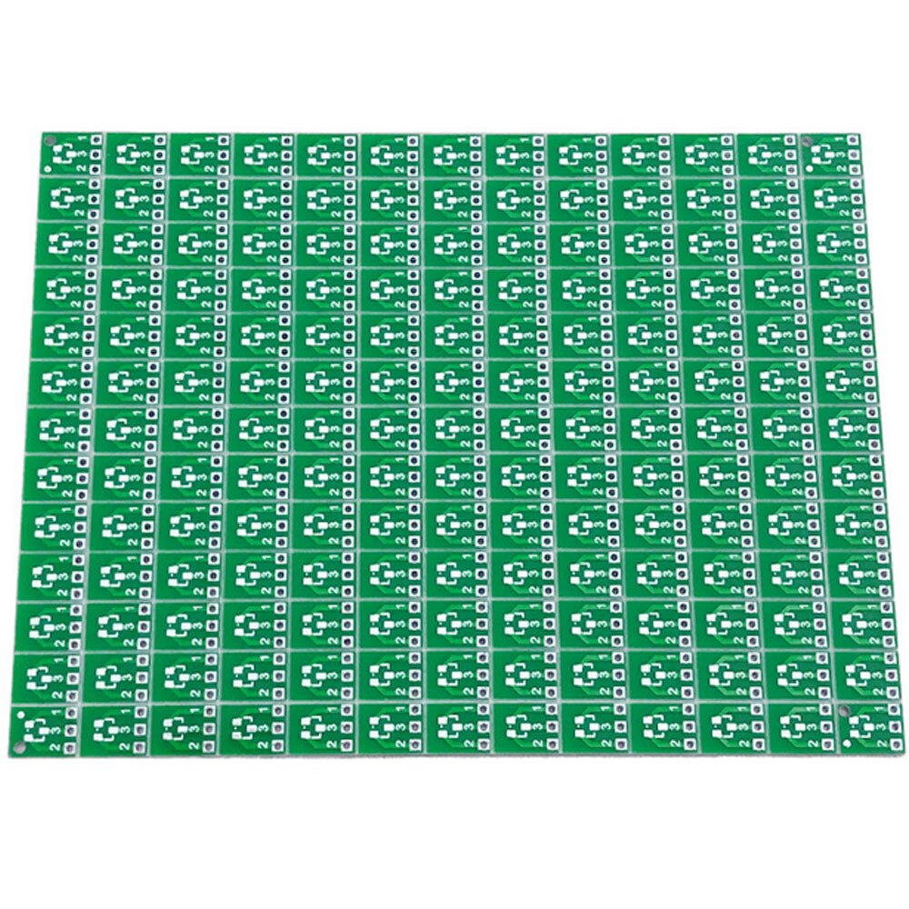 100/200X SOT23 to SIP3 Adapter PCB Board SMD to DIP Converter Plate DIY Kit USA