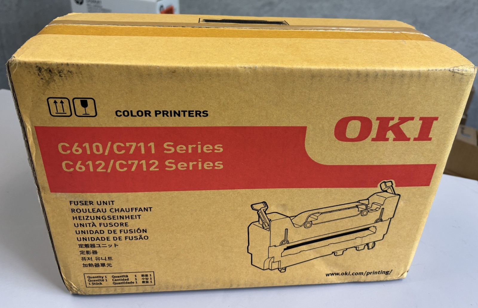 OKI Okidata Genuine C610 C711 Fuser 44289101 OEM Original C612 C712 – Sealed Box