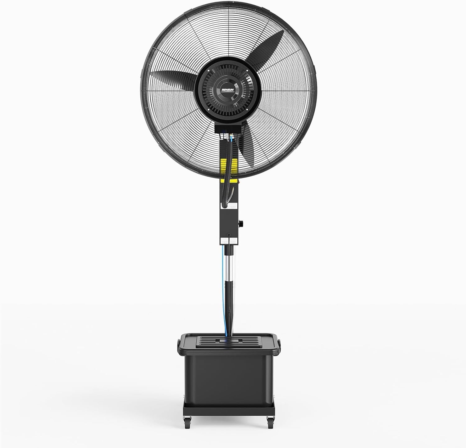ROVSUN 30″ Outdoor Portable Misting Stand Fan with 42L/11Gal Water Tank, 3 Speed