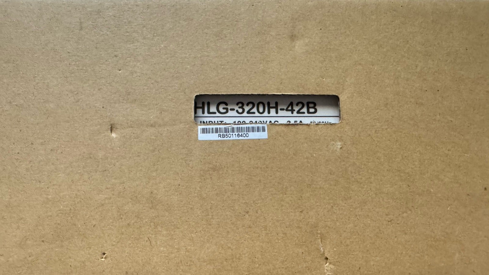 MEAN WELL HLG-320H-42B switching LED drivers power supply 42V 321W